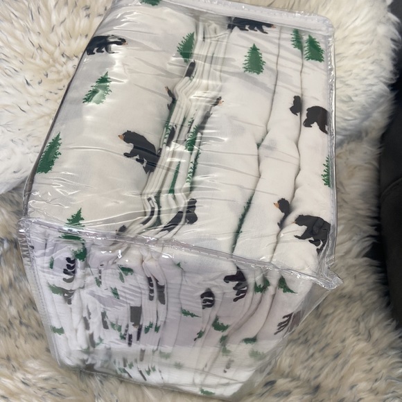 New King flannel sheet set, 4 pcs - Picture 4 of 7